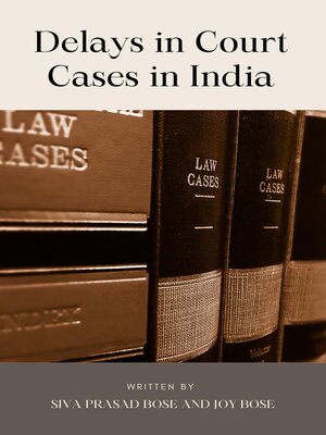 cover image of Delays in Court Cases in India